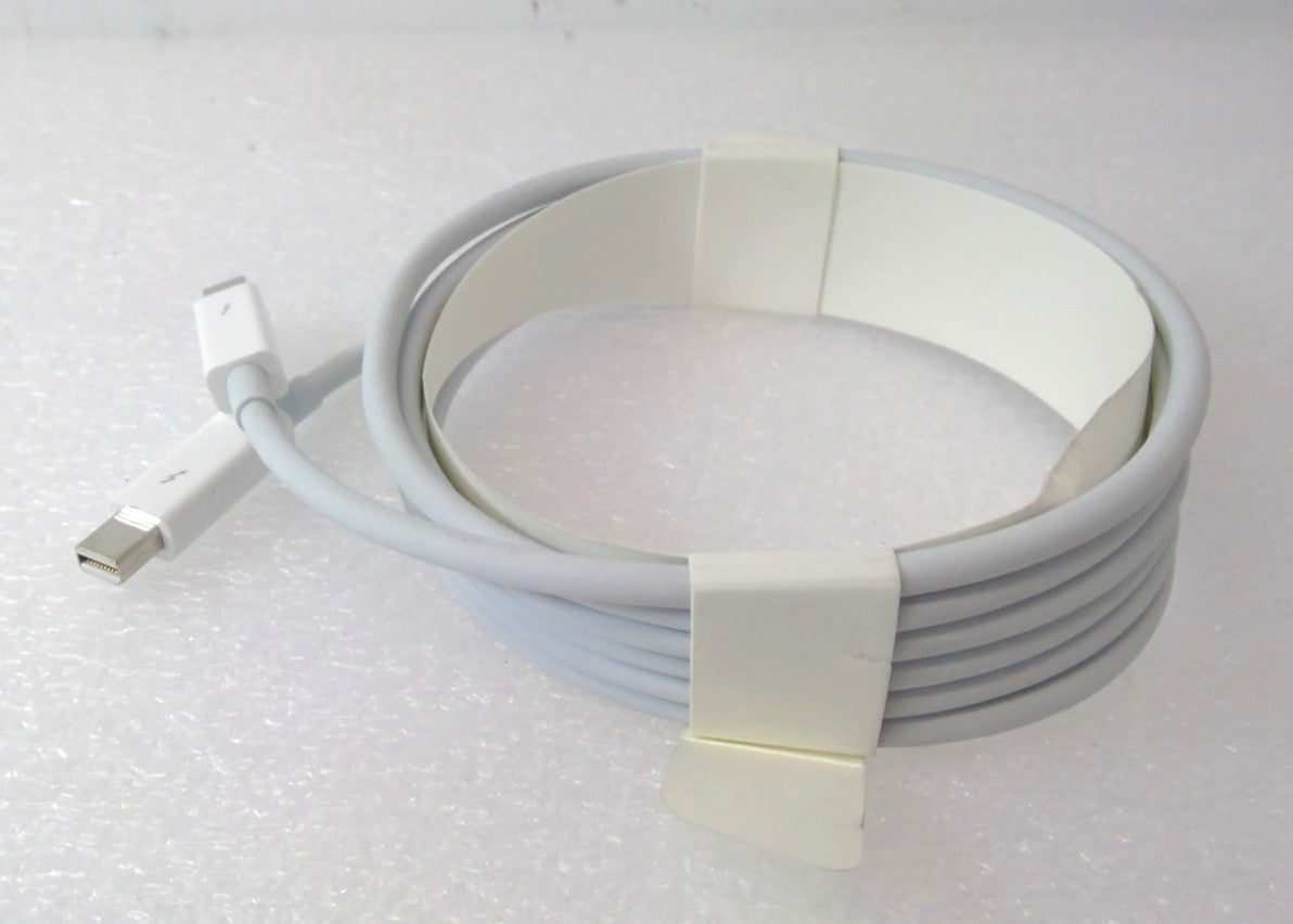 Genuine Apple A1410 Thunderbolt 2 Cable 2M 6.6ft MD861LL/A Male to Male White