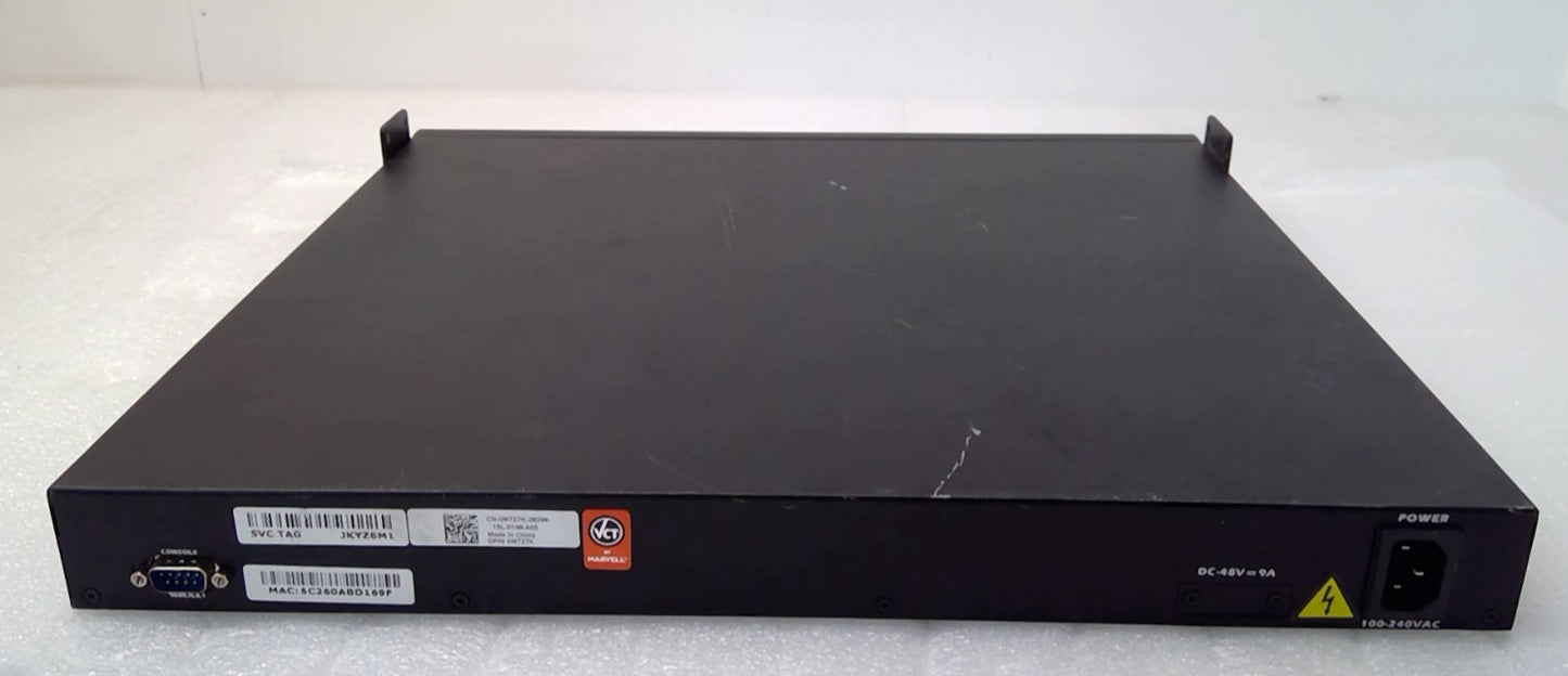 Dell PowerConnect 3548P 48-Port Ethernet 2xSFP PoE Network Switch W/POWER CORD