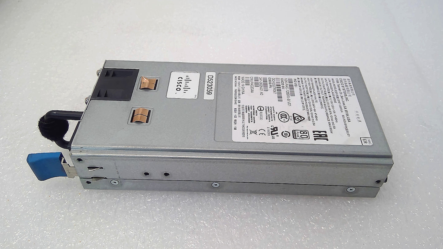 CISCO N9K-PAC-1200W-B NEXUS 9300 1200W AC POWER SUPPLY PORT SIDE EXHAUST *READ*
