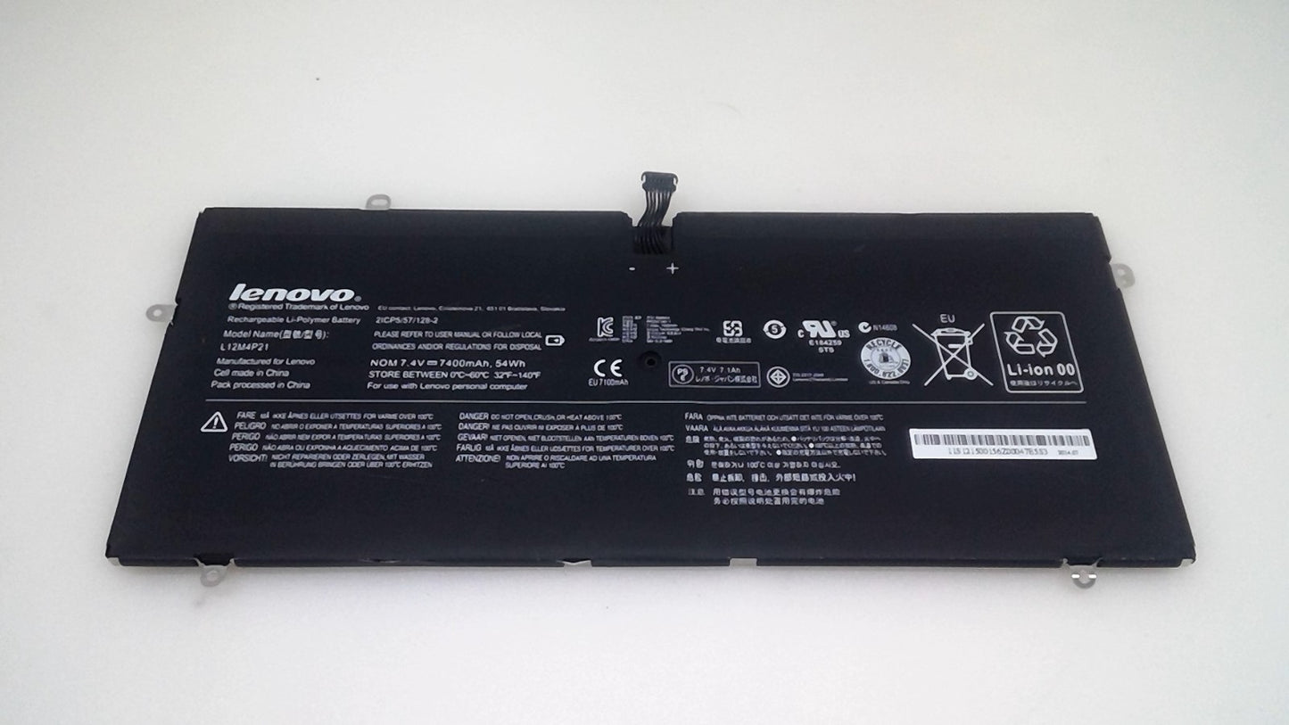 Genuine L12M4P21 Battery 7.4V 54Wh for Lenovo IdeaPad Yoga 2 Pro 13 Series