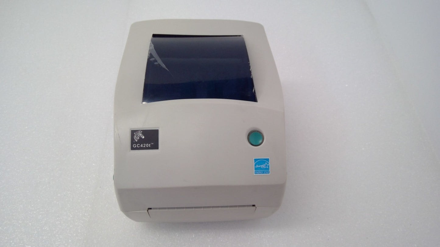 Zebra GC420T Thermal Barcode transfer Label Tag Printer GC420-100510-000