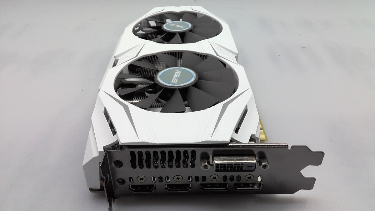 ASUS Dual GeForce GTX 1060 3GB GDDR5 PCIe Graphic Card DUAL-GTX1060-O3G white
