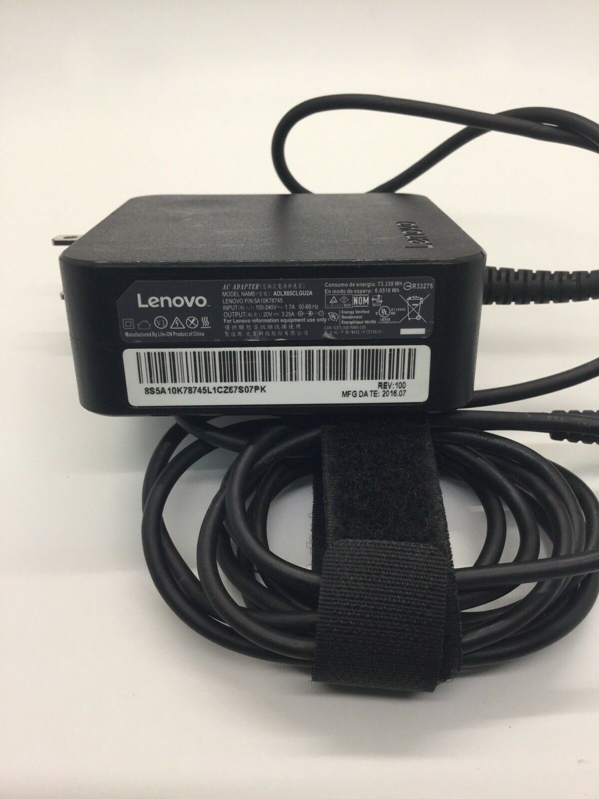 OEM Lenovo 65W AC Adapter ADLX65CLGU2A ADLX65CCGU2A 01FR46 01FR154 Power Supply