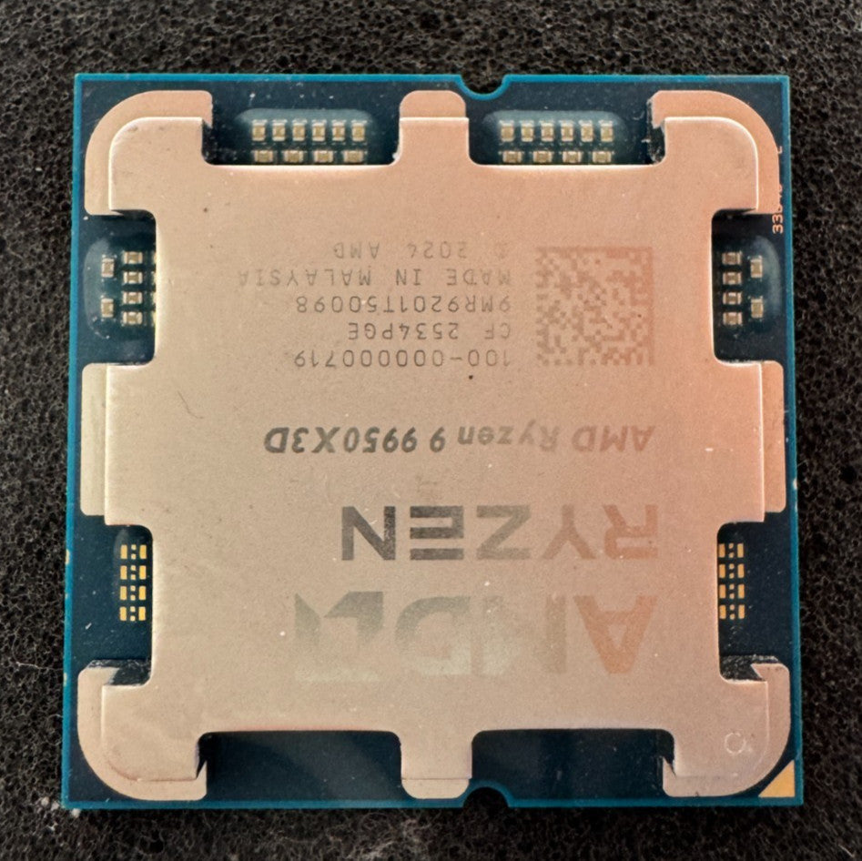 AMD Ryzen 9 9950X3D Processor 4.3GHz, 16-Core, 32-Thread SocketAM5