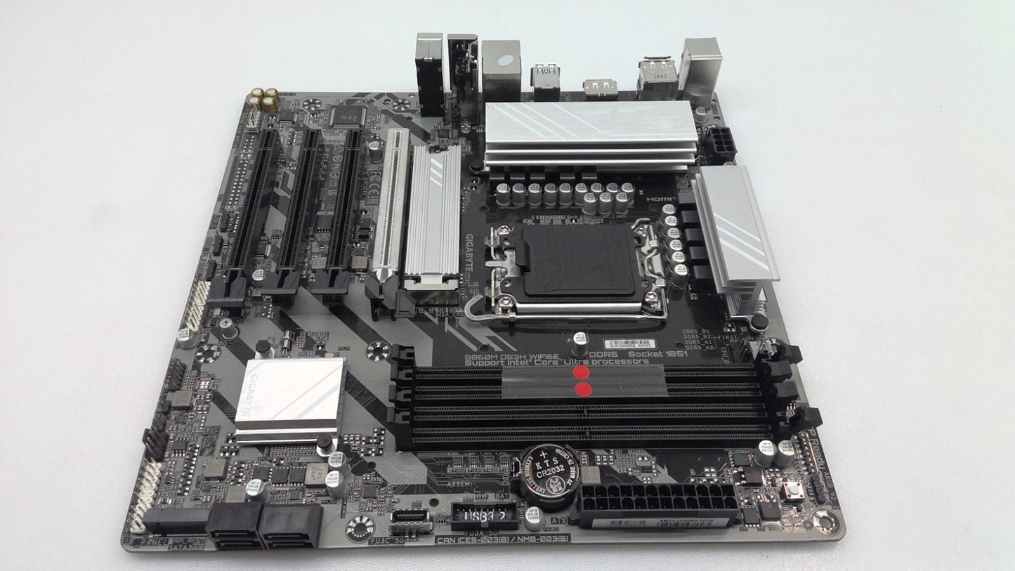 GIGABYTE B860M DS3H WIFI6E Intel LGA 1700 Micro ATX DDR5 motherboard*Read*