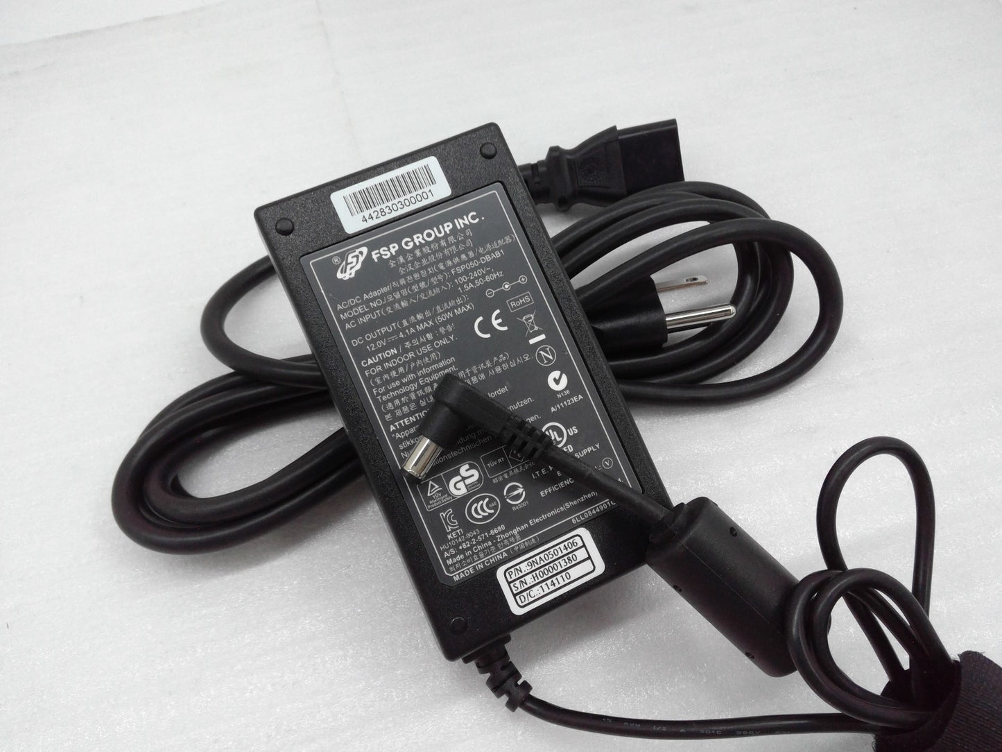 OEM FSP FSP050-DBAB1 LCD Display Monitor Power Supply 12V 4.1 A50W 9NA0501406