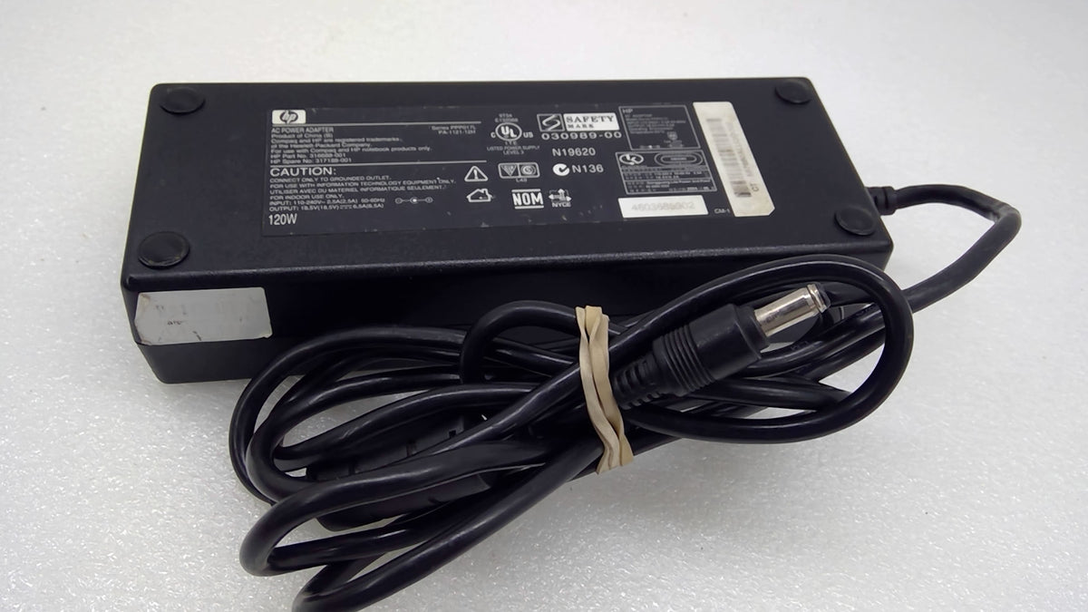 Genuine HP 316688-001 317188-001 120W 18.5V 6.5A Adapter 5.5x2.5mm No Pin