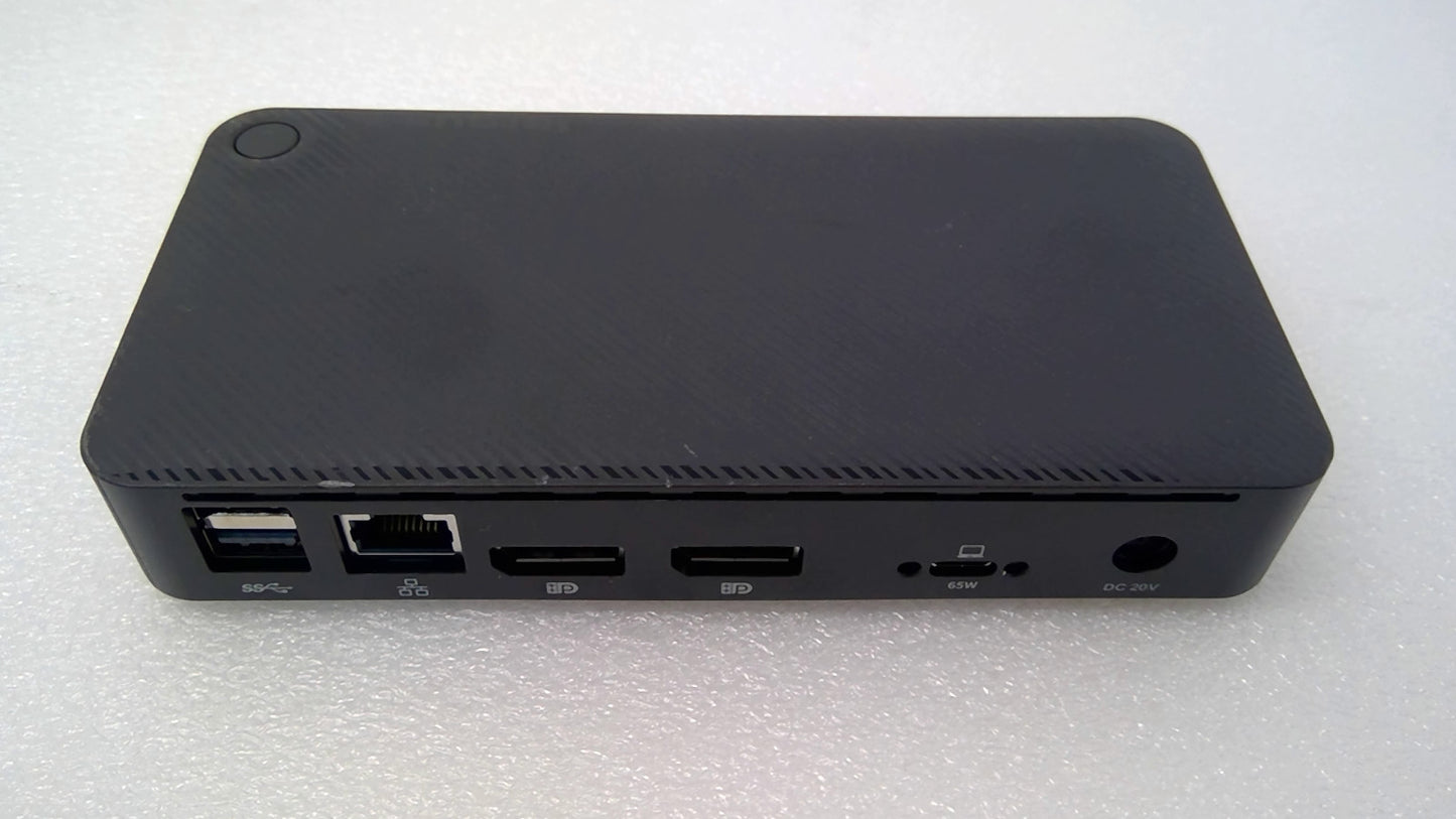 Targus Universal USB-C Dual 4K DP Docking Station 65W Power Delivery DOCK315