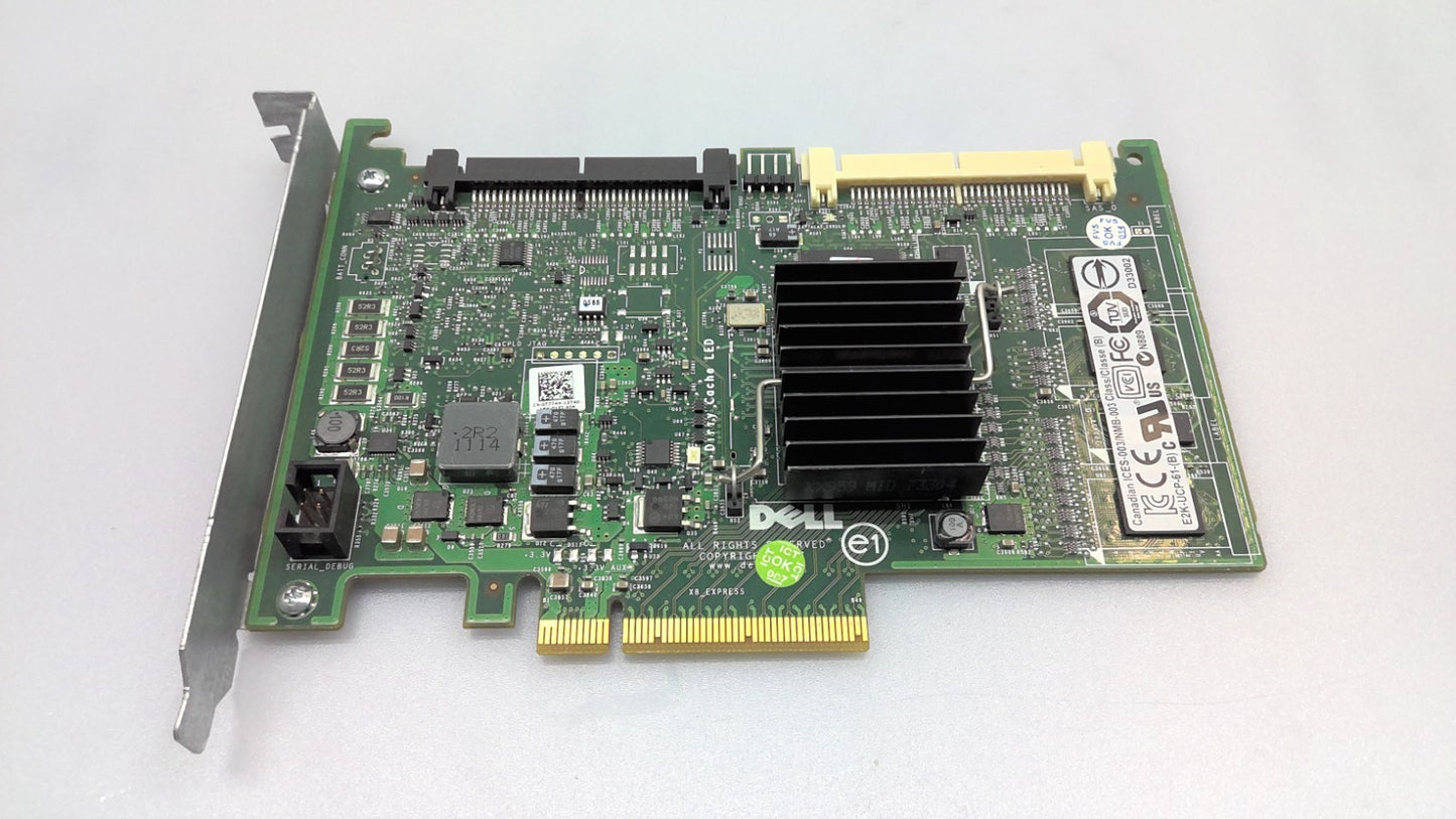 Dell PowerEdge SAS PCIe x8 RAID Controller Card Dell P/N:0T774H T774H