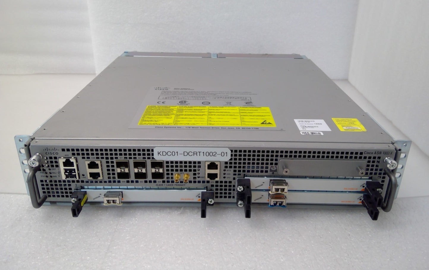 Cisco ASR1002-X Router  Dual ASR1002-PWR-AC, 3x SPA-1x10GE-L-V2