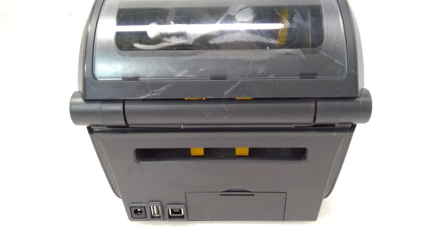 Zebra ZD420 thermal transfer desktop label printer ZD42042-T01000EZ *Read*
