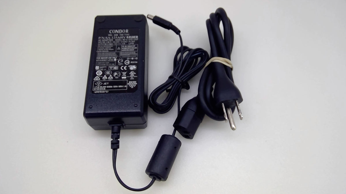 Genuine Condor AC Adapter STD-1250P SA-125A0IV 12V 5A 60W Power Supply Charger