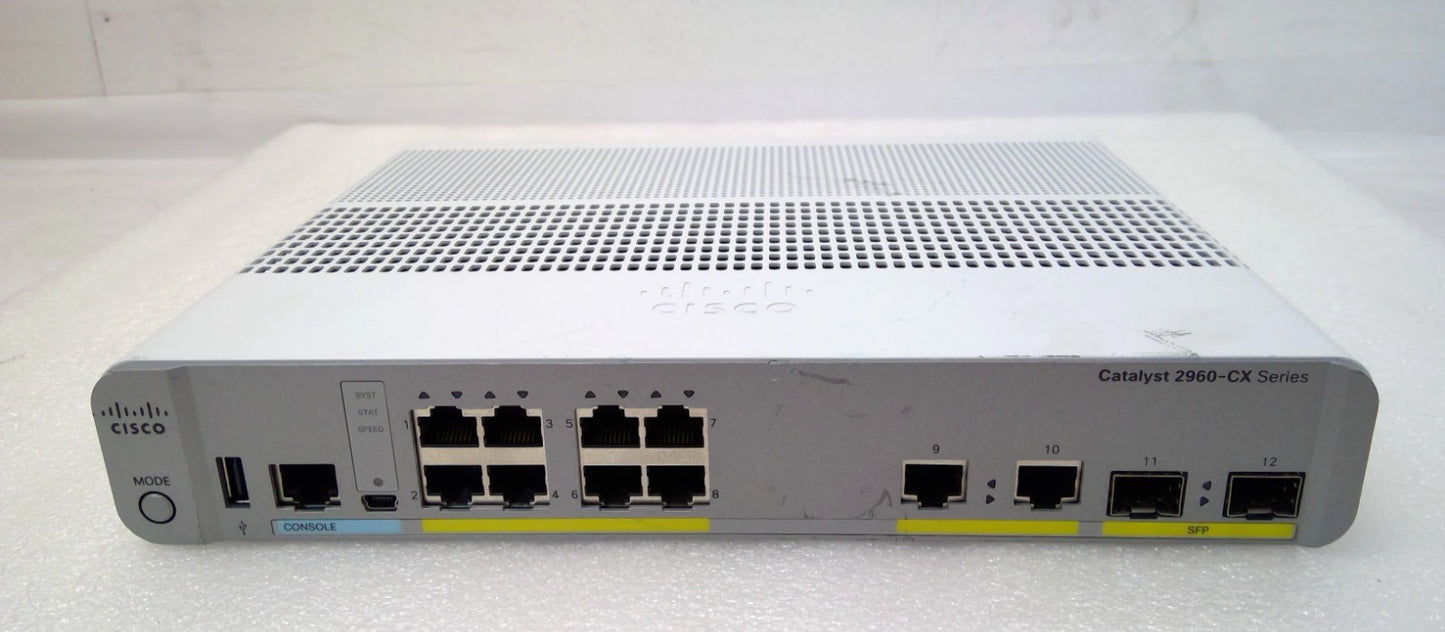 Cisco Catalyst 2960-CX Series Switches 8 PORT GIGABIT SWITCH WS-C2960CX-8TC-L