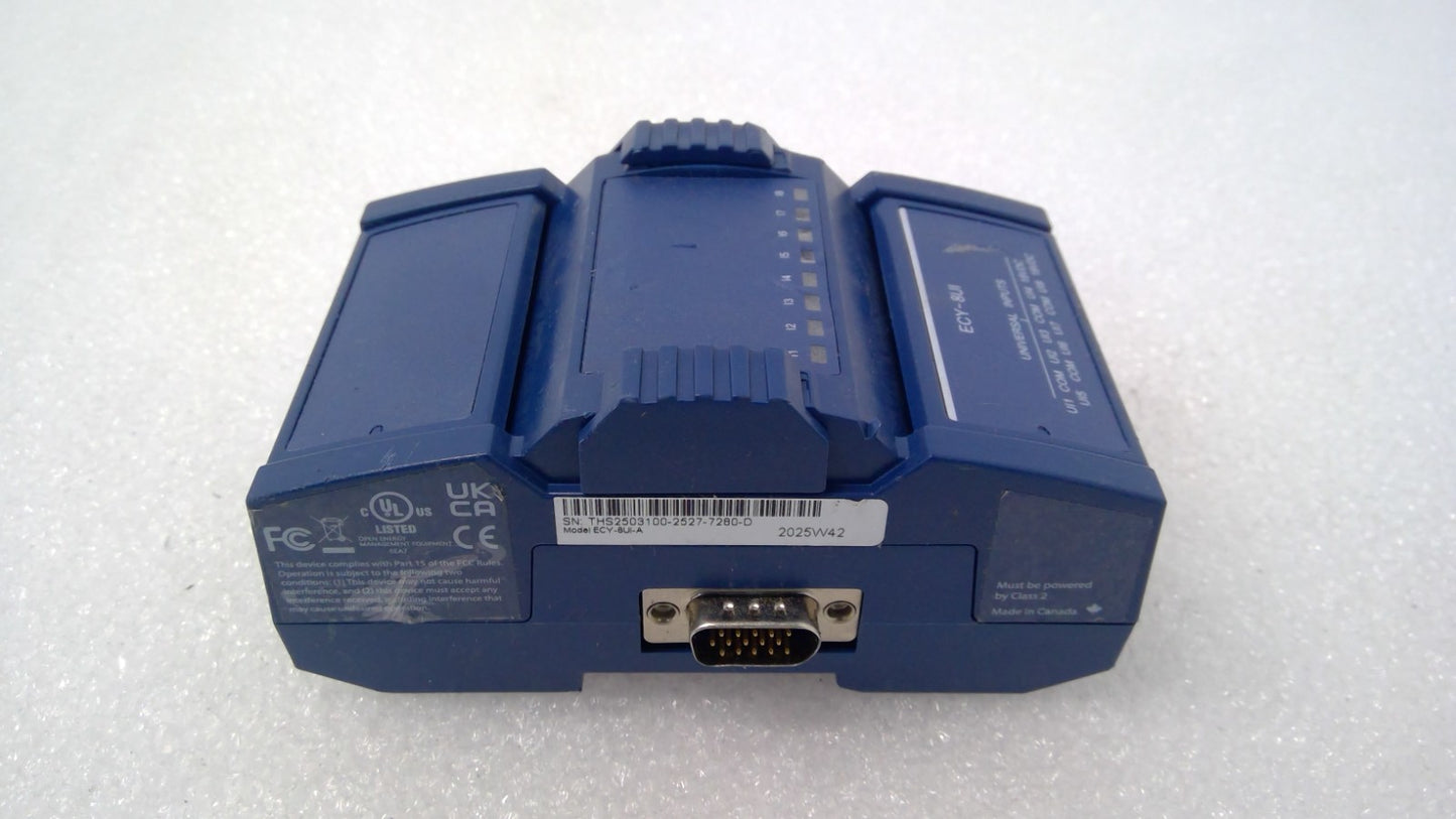 Used Distech Controls ECLYPSE ECY-8UI-A 8 Universal Input Module