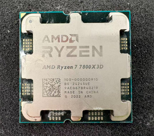 AMD Ryzen 7 7800X3D Desktop Processor 4.2GHz, 8-Core, 16-Thread SocketAM5 Tested