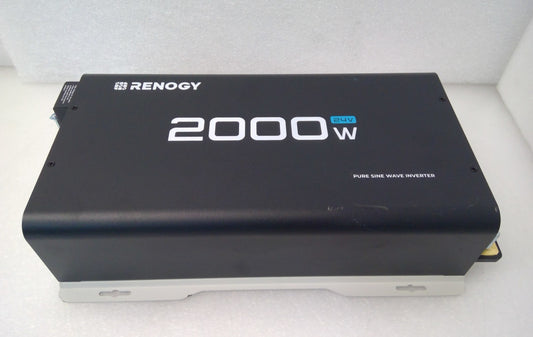 Renogy 2000W inverter Pure Sine Wave Solar 24V DC to 120V AC Remote Refurbished