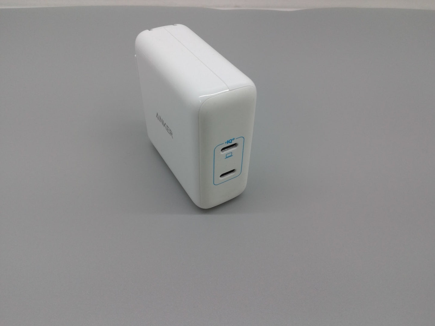 Anker A2037 Mac Book Pro Charger 100W Fast Charger 2 Port Power Adapter - WHITE