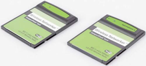 LOT OF 2 Symbol Motorola LA-5137 802.11 a/b/g 54Mbps Wireless Radio Card