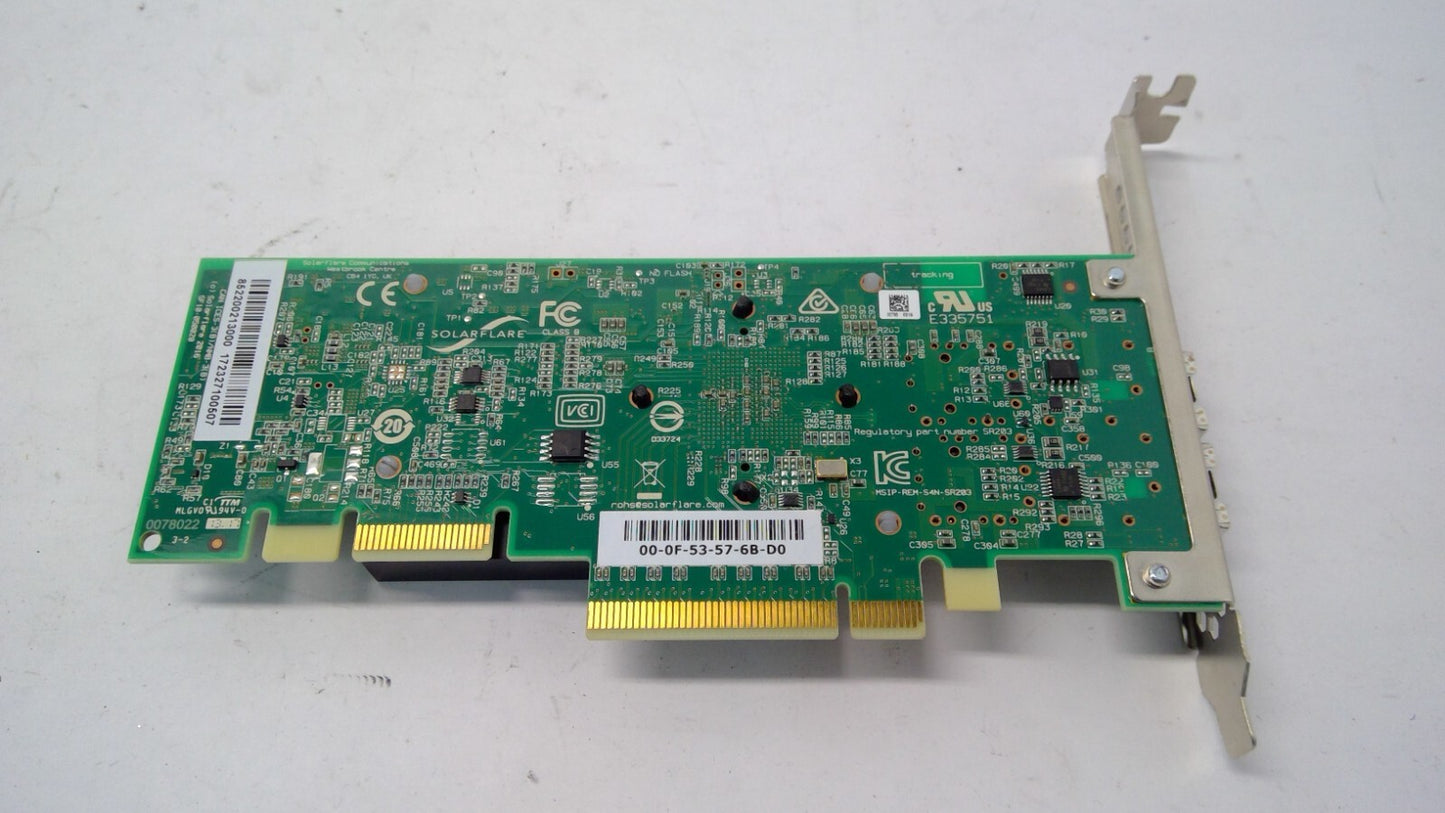 Solarflare SF10-050020 SR203 10Gbe Dual Port Server Adapter High Profile Bracket