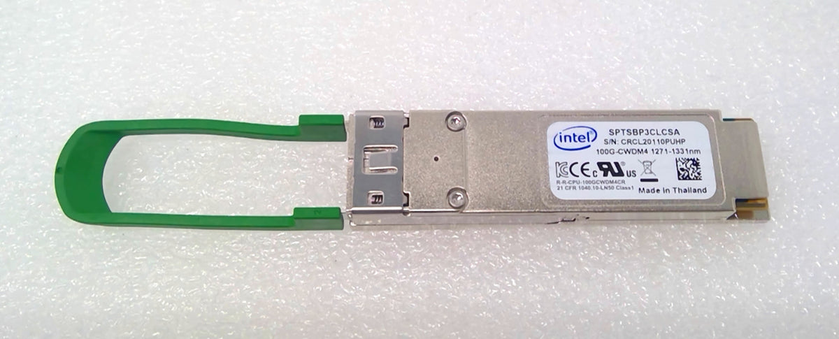 Intel SPTSBP3CLCSA 100G CWDM4 QSFP28 TRANSCEIVER MODULE