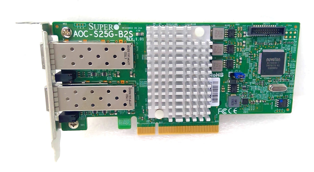 Supermicro AOC-S25G-B2S Dual-Port 25GbE Ethernet SFP+ Network Adapter