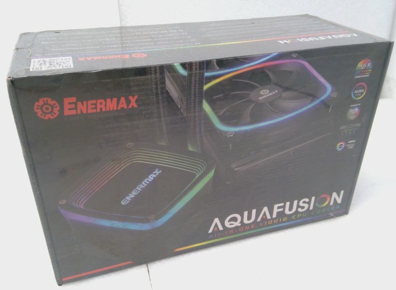 ENERMAX AQUAFUSION Series RGB 240mm Liquid AIO CPU Cooler ELC-AQF240-SQA