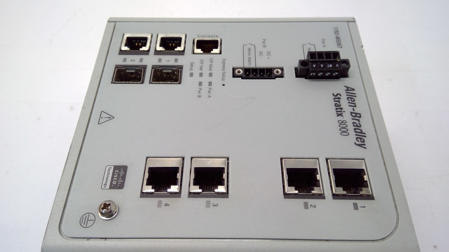 Allen Bradley 1783-MS06T Stratix 8000 6 Port Managed Ethernet Switch
