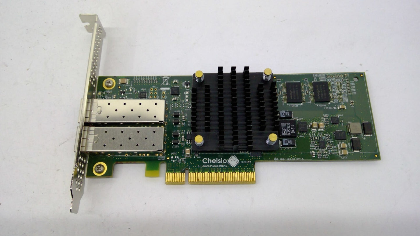 Chelsio T520-CR Dell HTTG1 Dual Port 10GB SFP+ PCI-E HBA High Profile Tested