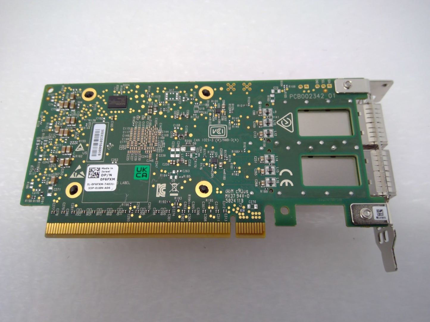 DELL F6FXM CX623106A ConnectX-6  EN 100Gigabit Ethernet Card 0F6FXM
