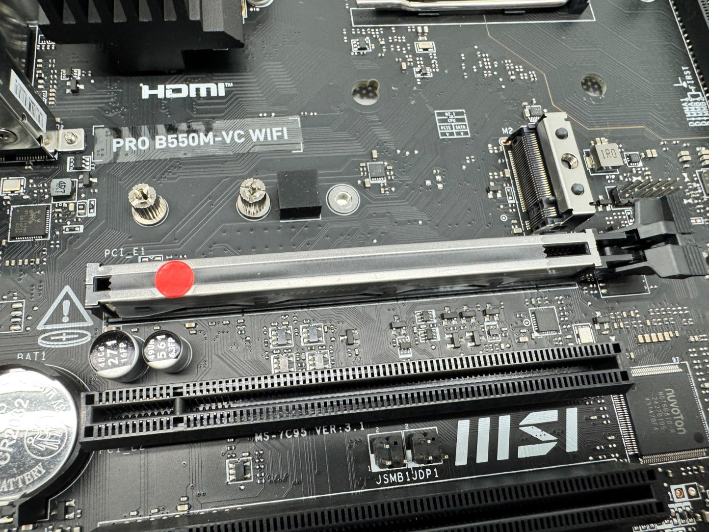 MSi Pro B550M-VC WiFi AMD Socket AM4 DDR4 MATX  Motherboard *READ*