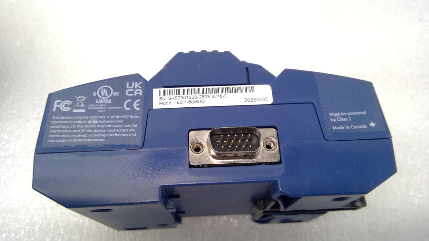 Open Distech Controls ECY-8UI6UO I/O Extension Module Eclypse 8 Input 6 Output