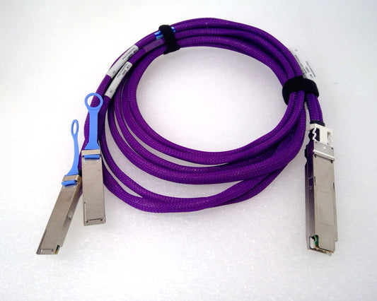 Amphenol 800G OSFP to 2x 400G QSFP112 Breakout DAC Cable 2.5M NDVRY2-G605