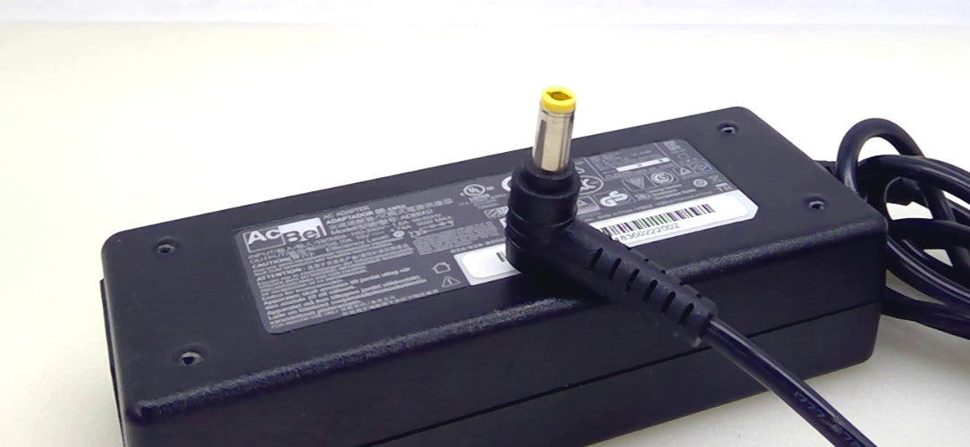 Genuine AcBel ADB002 90W 19V 4.74A AC Adapter Yellow Tip w/ AC Power Cord