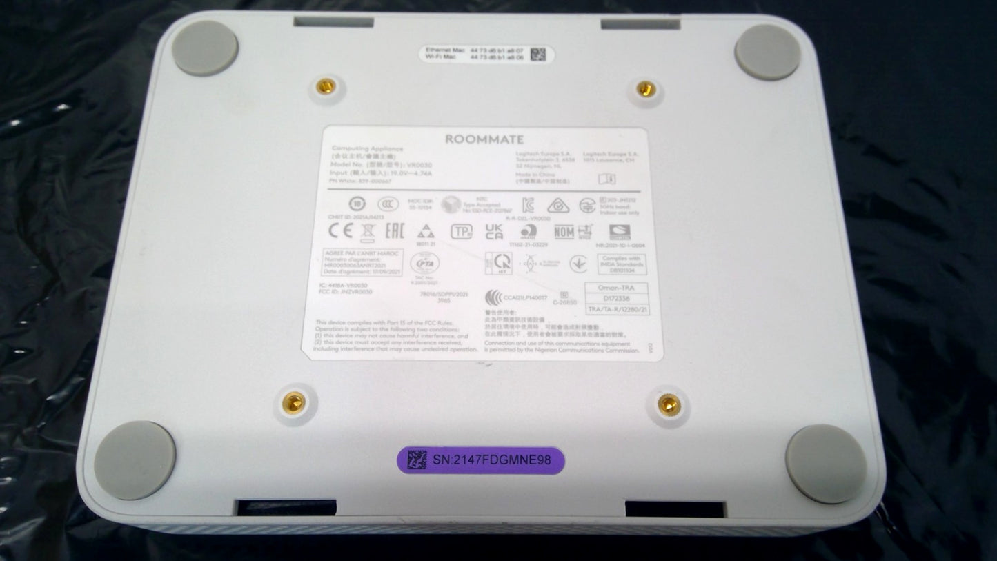 Logitech Roommate Video Conferencing Device VR0030 *READ*