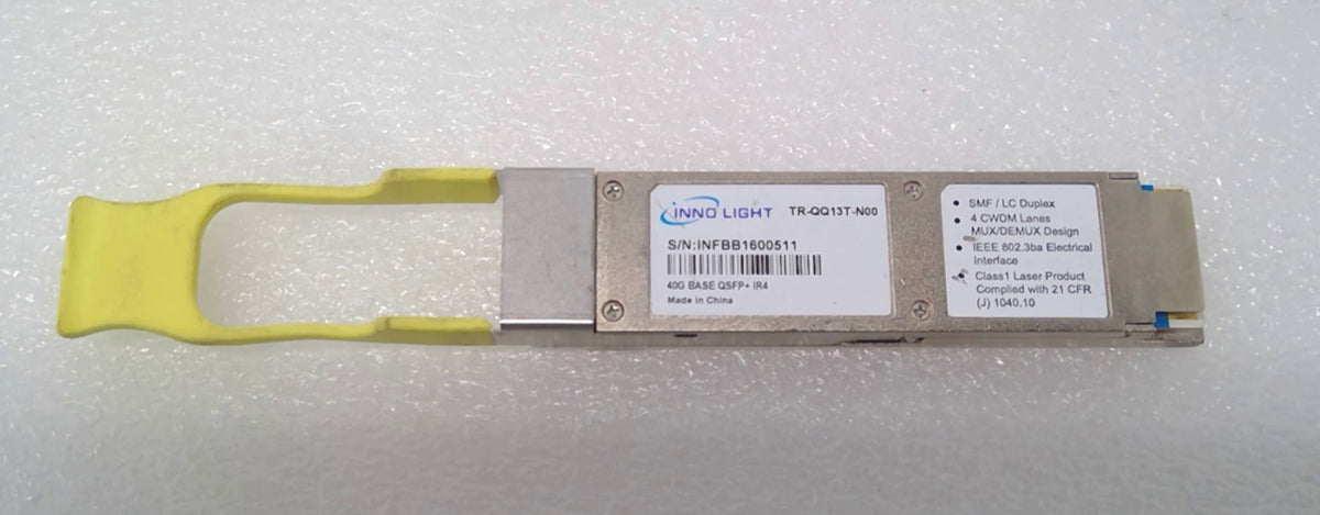 InnoLight TR-QQ13T-N00 40GBASE QSFP IR4 SMF/LC duplex 4 CWDM Optical Transceiver