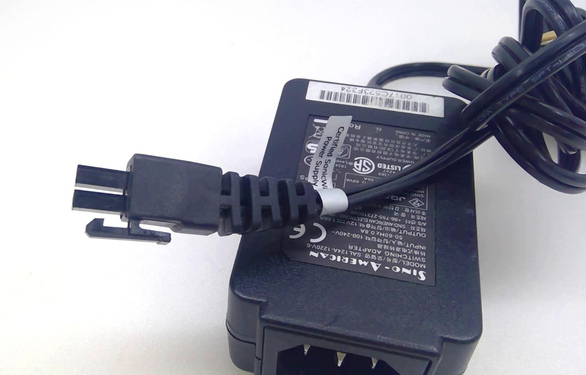 Sino-American SAL124A-1220V-6 12V 1.66A 20W AC Adapter 2-Pin w/Cord
