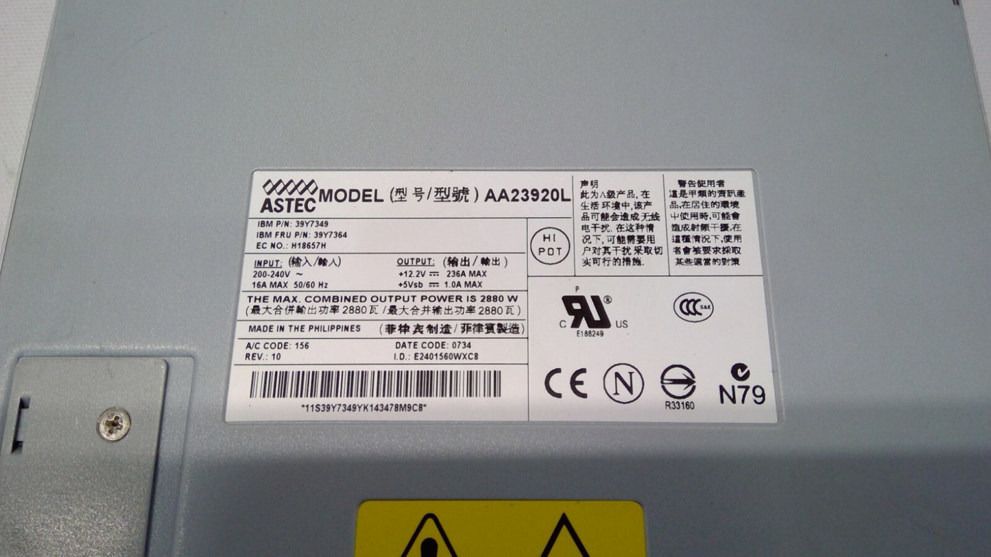 ASTEC AA23920L POWER SUPPLY