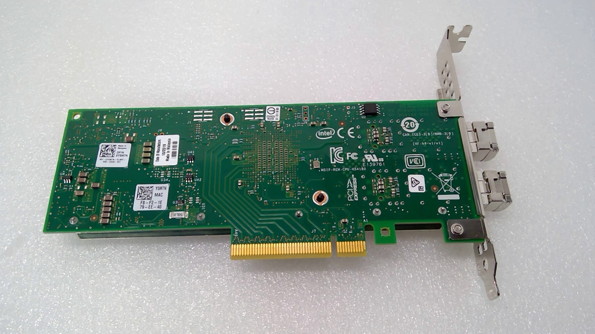 Dell 0Y5M7N 5N7Y5 Intel X710-DA2 2Port 10Gb CNA PCIe NIC Ethernet CARD W/2SFP+