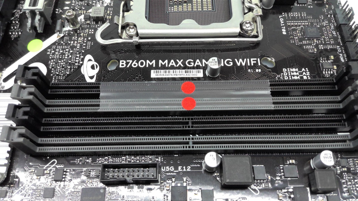 ASUS B760M MAX GAMING WIFI Motherboard DDR5 Intel Socket 1700 *Details*