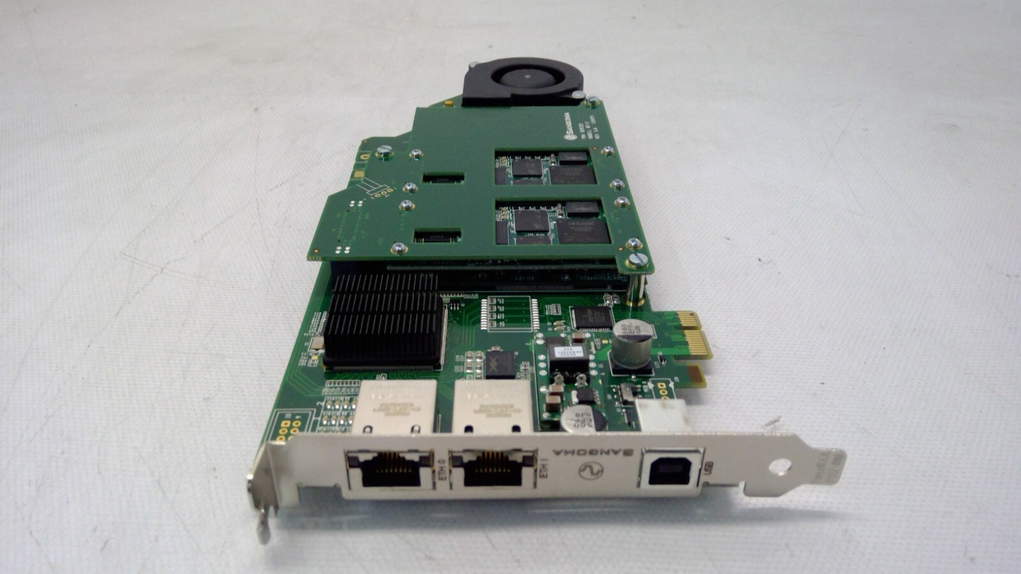 SANGOMA DC-2 TRN SERIES  PCle host card ACE-M E340895 telephony board