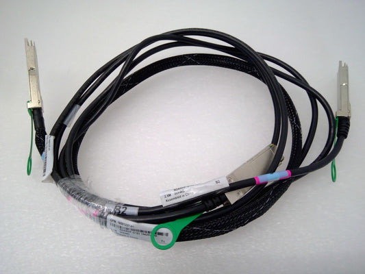 Amphenol NDARHF-G102 100G QSFP28 to 2x 50G QSFP28 DAC Splitter Cable 2.5m 30AWG