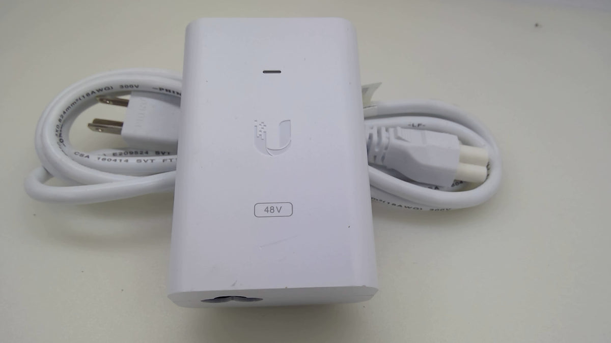 Ubiquiti GP-H480-050G 48V 24W Gigabit PoE Injector w/ Power Cord