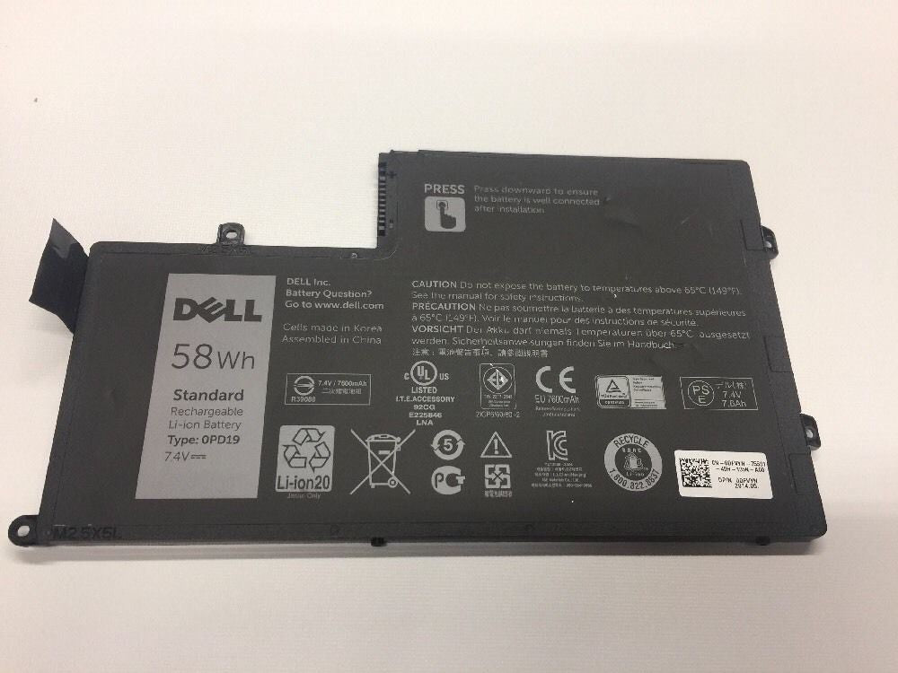 OEM Dell Battery 0PD19 for Dell Inspiron 15-5548 15-5547 14-5447 14-5448 3550
