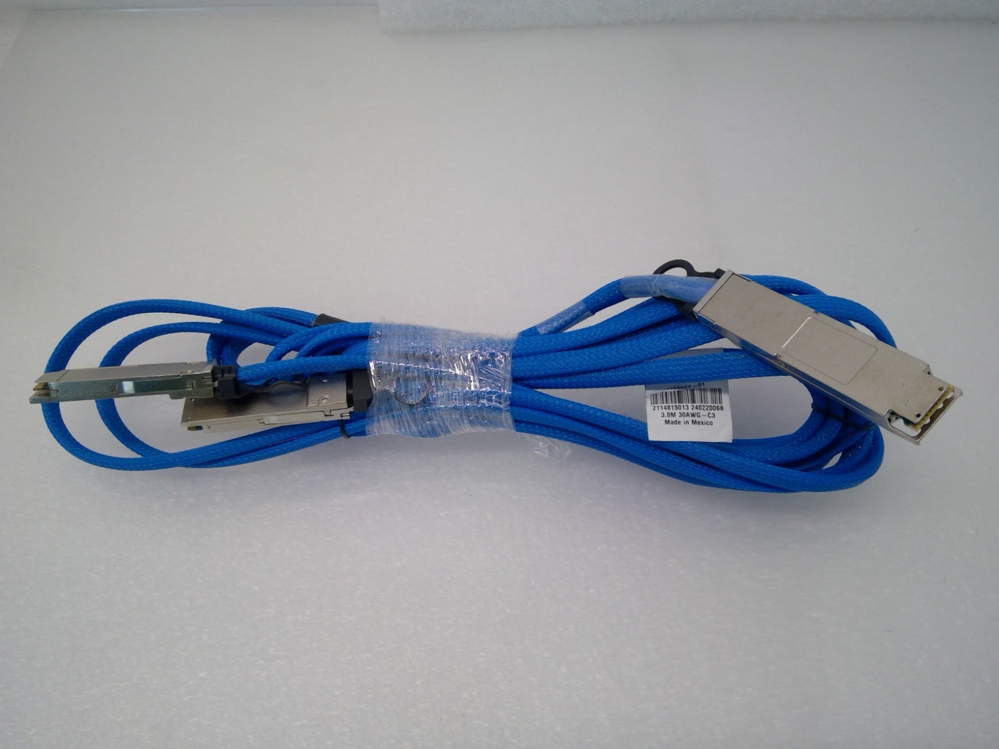 Molex 800G OSFP TO 2X400G QSFP112 DAC Breakout Cable 3m 30AWG 2114815013