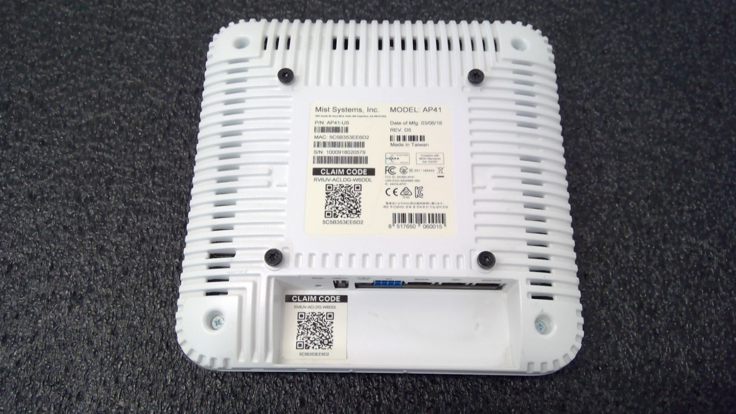 Mist Systems AP41-US Internal Antenna Wireless Access Points Cloud Managed AP41
