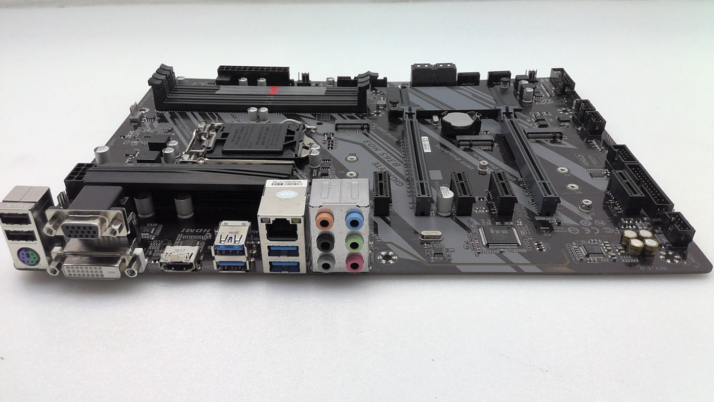GIGABYTE B365 HD3 LGA1151 DDR4 Intel 9th Gen motherboard *Read*