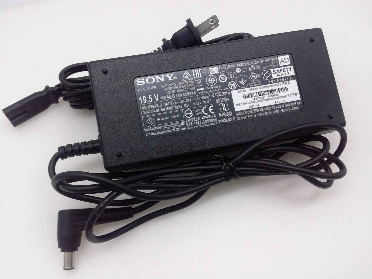 Original Sony 19.5V 5.2A  101W ACDP-100D03 Power Supply AC Adapter for Sony TV