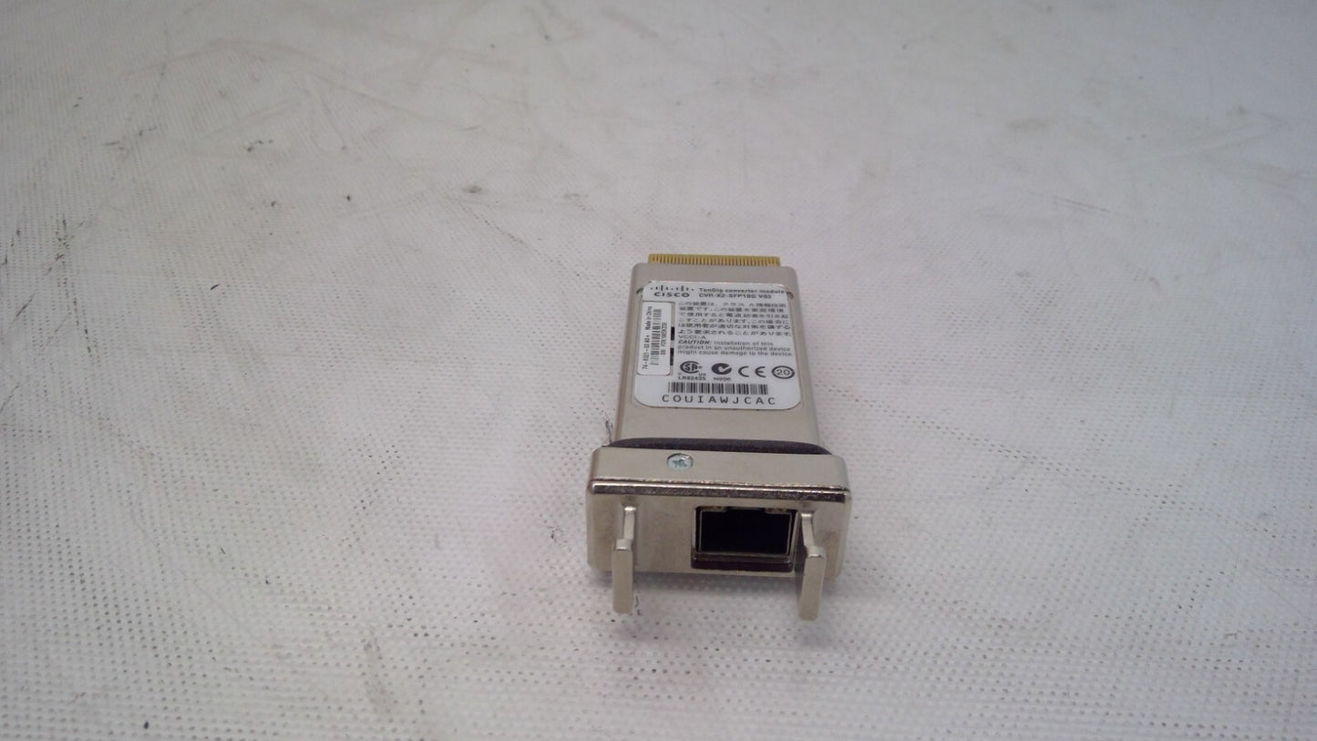 Cisco CVR-X2-SFP10G V03 Module 1 Port X2 to SFP+ 10 Gigabit  74-6321-03