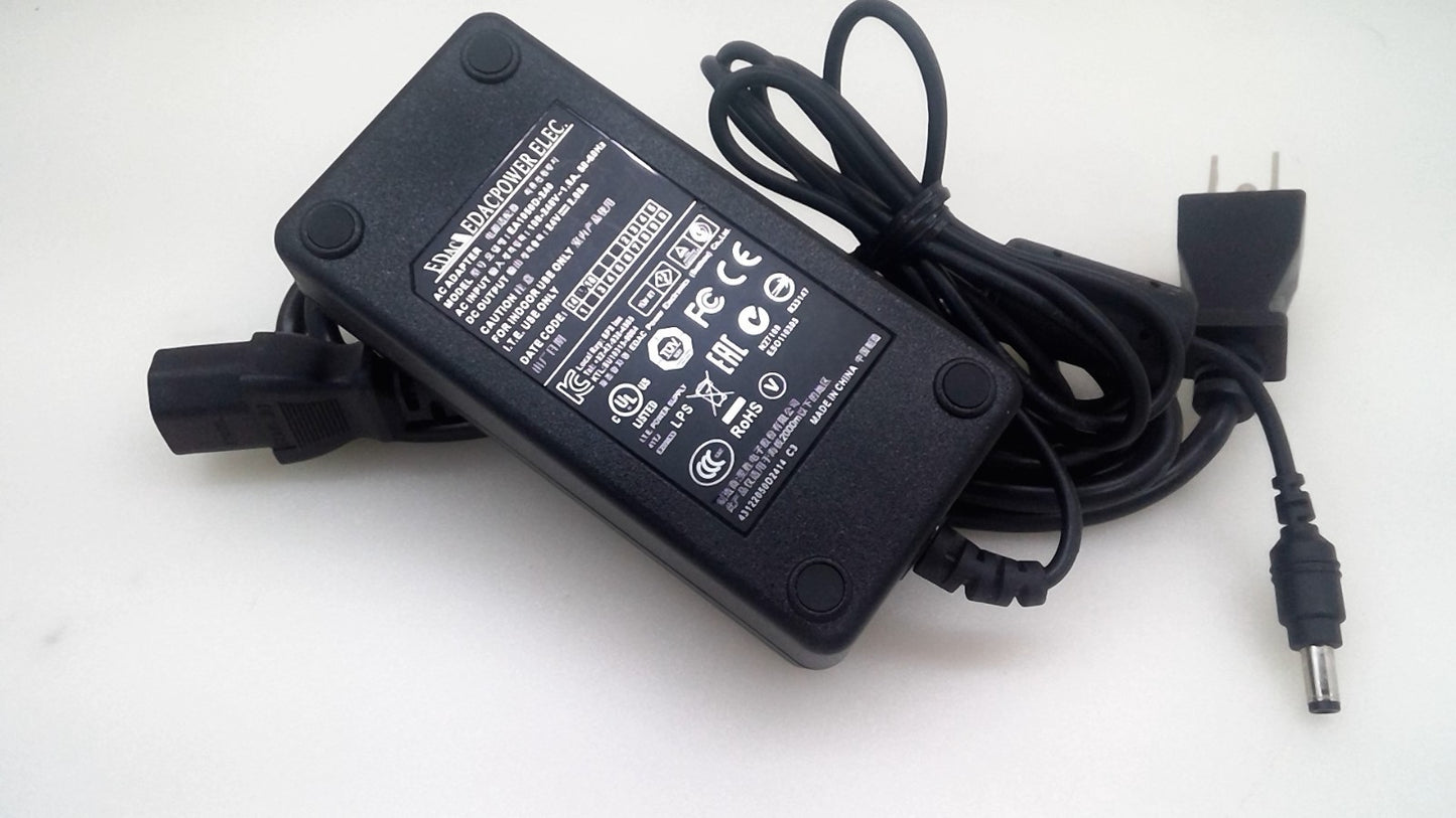 Original EDAC 50W AC Power Adapter EA1050D-240 Charger 24V 2.08A Tip 5.5*2.1mm