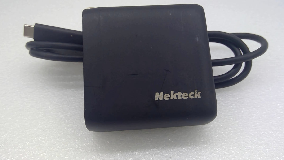 Nekteck PD100U-1TGA 100W GaN USB-C PD Charger w/ USB-C to USB-C Cable